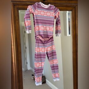 Cuddl Duds Kids Pajama Set - Pink and Purple
